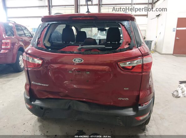 MAJ6S3GL7LC333312 2020 FORD ECOSPORT Red 