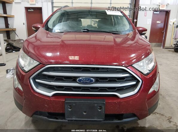 MAJ6S3GL7LC333312 2020 FORD ECOSPORT Red ხელსაწყოთა პანელის ხედი