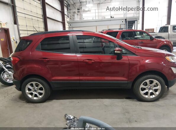 MAJ6S3GL7LC333312 2020 FORD ECOSPORT Red უკანა სალონის ხედი