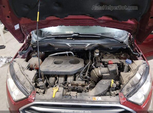 MAJ6S3GL7LC333312 2020 FORD ECOSPORT Red უკანა ხედი