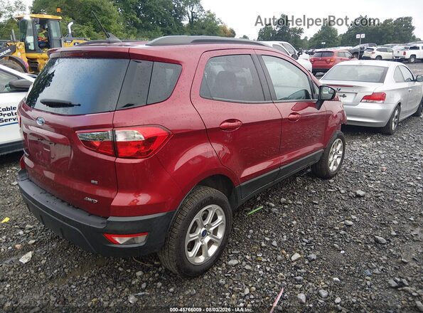 MAJ6S3GL7LC346741 2020 FORD ECOSPORT Red Հետևի աջ