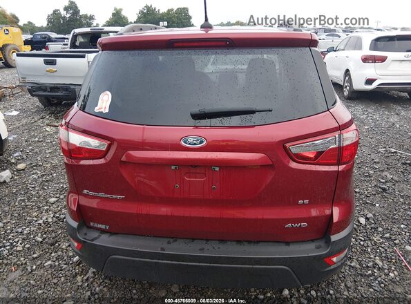 MAJ6S3GL7LC346741 2020 FORD ECOSPORT Red 