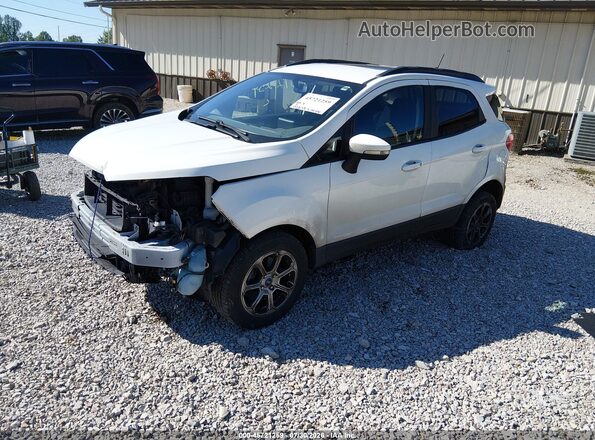MAJ6S3GL7LC352958 2020 FORD ECOSPORT Белый Передняя левая четверть