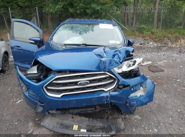 MAJ6S3GL7LC354936 2020 FORD ECOSPORT Blue ხელსაწყოთა პანელის ხედი
