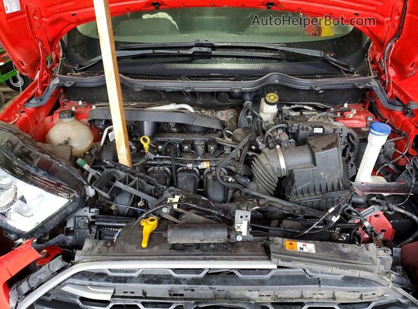 MAJ6S3GL7LC357593 2020 FORD ECOSPORT Red უკანა სალონის ხედი