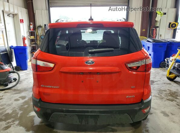 MAJ6S3GL7LC357593 2020 FORD ECOSPORT Red უკანა ხედი