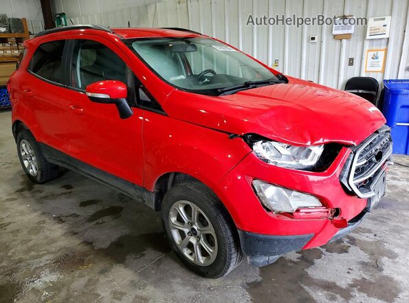 MAJ6S3GL7LC357593 2020 FORD ECOSPORT Red წინა მარჯვენა