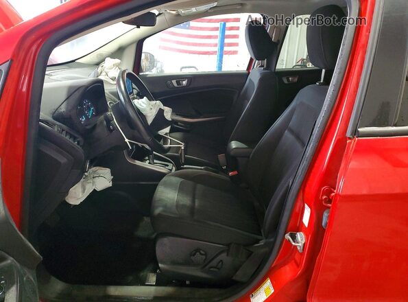 MAJ6S3GL7LC357593 2020 FORD ECOSPORT Red წინა სალონის ხედი