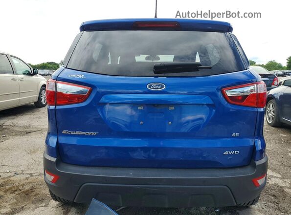 MAJ6S3GL7MC409029 2021 FORD ECOSPORT Blue Հետևի տեսք