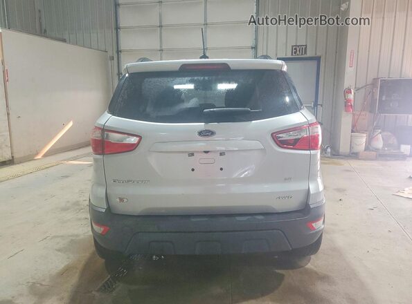 MAJ6S3GL8KC286838 2019 FORD ECOSPORT Silver Rear view