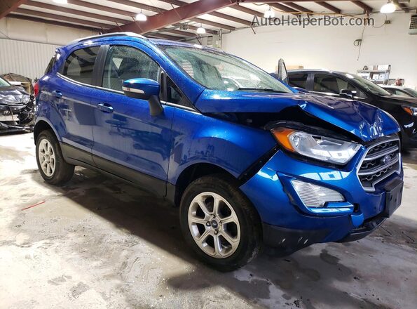 MAJ6S3GL8MC402378 2021 FORD ECOSPORT Blue Передня права чверть
