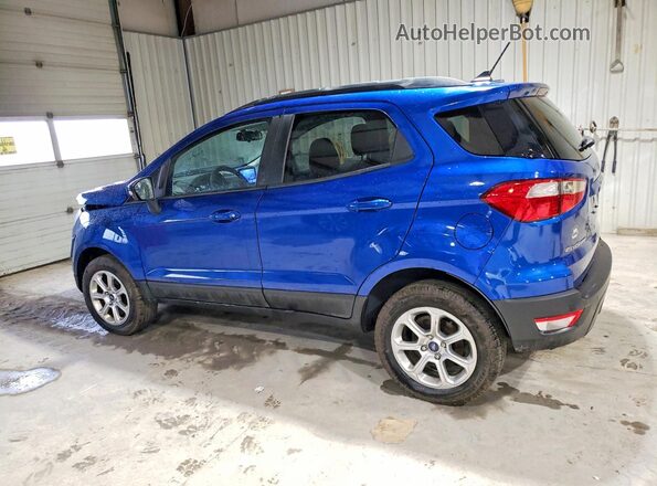 MAJ6S3GL8MC402378 2021 FORD ECOSPORT Blue Задня ліва чверть