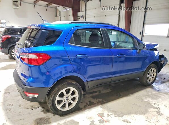 MAJ6S3GL8MC402378 2021 FORD ECOSPORT Blue Задня права чверть