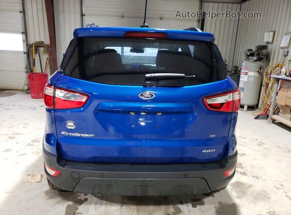 MAJ6S3GL8MC402378 2021 FORD ECOSPORT Blue Вид ззаду