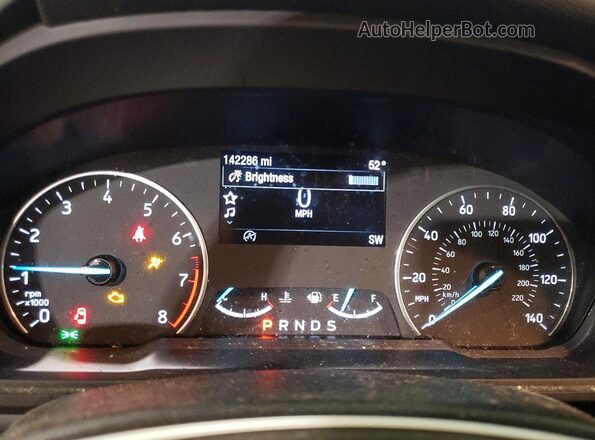 MAJ6S3GL8MC402378 2021 FORD ECOSPORT Blue Вид щитка приладів