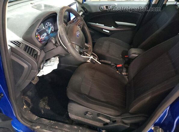 MAJ6S3GL8MC402378 2021 FORD ECOSPORT Blue Вид салону спереду