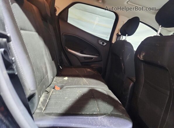 MAJ6S3GL8NC462081 2022 FORD ECOSPORT Black Widok wnętrza z tyłu