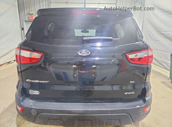 MAJ6S3GL8NC462081 2022 FORD ECOSPORT Black Widok z tyłu