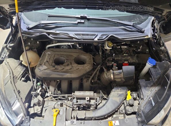 MAJ6S3GL8NC462081 2022 FORD ECOSPORT Black Widok komory silnika