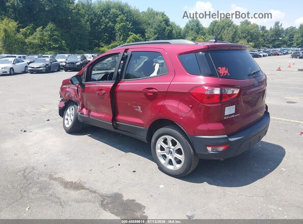 MAJ6S3GL9LC368806 2020 FORD ECOSPORT Red უკანა მარცხენა