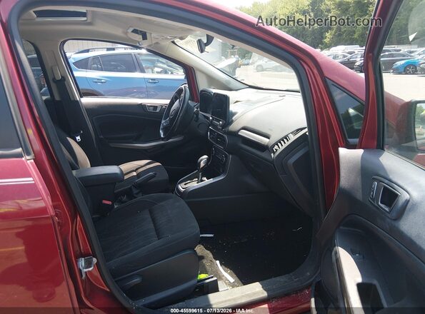 MAJ6S3GL9LC368806 2020 FORD ECOSPORT Red წინა სალონის ხედი