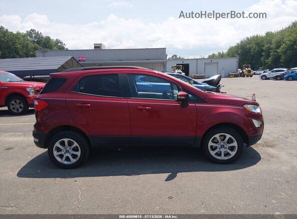 MAJ6S3GL9LC368806 2020 FORD ECOSPORT Red ხელსაწყოთა პანელის ხედი