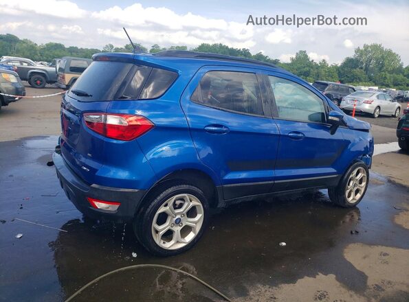 MAJ6S3GL9MC405838 2021 FORD ECOSPORT Blue Задня права чверть