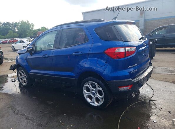 MAJ6S3GL9MC405838 2021 FORD ECOSPORT Blue Задня ліва чверть