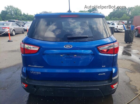 MAJ6S3GL9MC405838 2021 FORD ECOSPORT Blue Вид ззаду