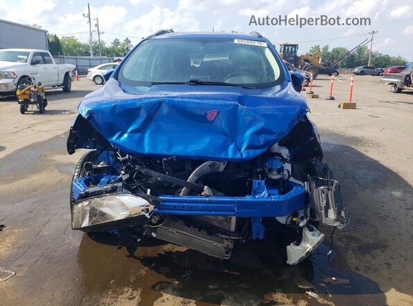 MAJ6S3GL9MC405838 2021 FORD ECOSPORT Blue Вид спереду