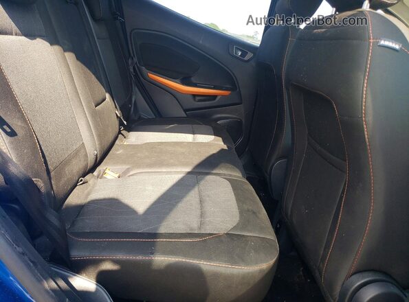 MAJ6S3GL9MC405838 2021 FORD ECOSPORT Blue Вид задніх сидінь