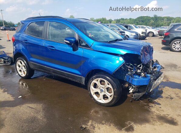 MAJ6S3GL9MC405838 2021 FORD ECOSPORT Blue Передня права чверть