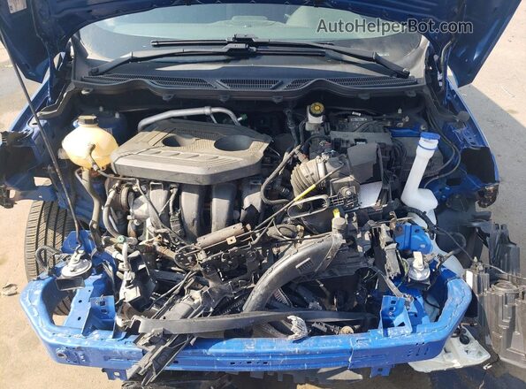 MAJ6S3GL9MC405838 2021 FORD ECOSPORT Blue Вид задньої частини салону