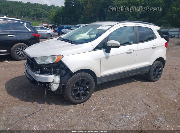 MAJ6S3GLXKC269832 2019 FORD ECOSPORT Белый Передняя левая четверть