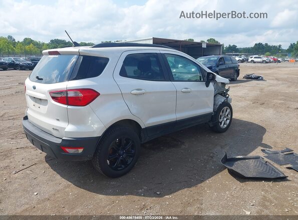 MAJ6S3GLXKC269832 2019 FORD ECOSPORT Белый Задняя правая четверть
