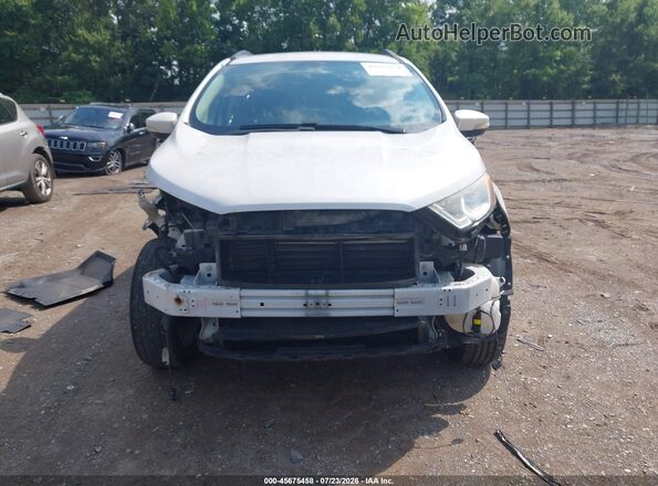 MAJ6S3GLXKC269832 2019 FORD ECOSPORT Белый Вид щитка приборов