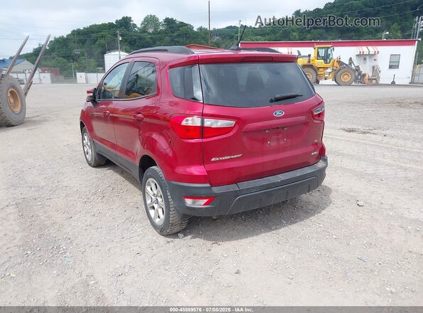 MAJ6S3GLXLC317606 2020 FORD ECOSPORT Red Trasero izquierdo