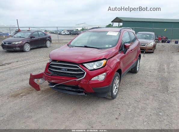 MAJ6S3GLXLC317606 2020 FORD ECOSPORT Red Vista tres cuartos delantera izquierda