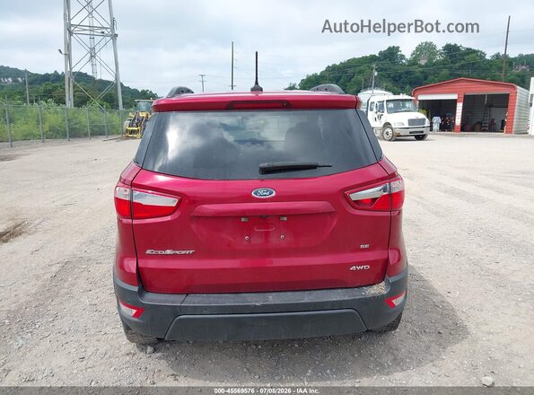 MAJ6S3GLXLC317606 2020 FORD ECOSPORT Red 