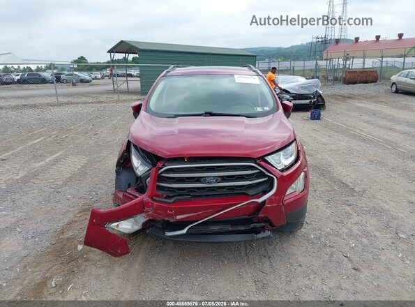 MAJ6S3GLXLC317606 2020 FORD ECOSPORT Red Vista del cuadro de instrumentos