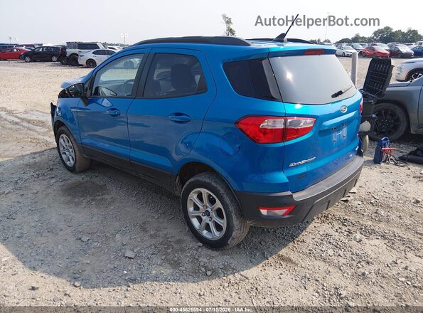 MAJ6S3GLXLC344210 2020 FORD ECOSPORT Blue Trasero izquierdo