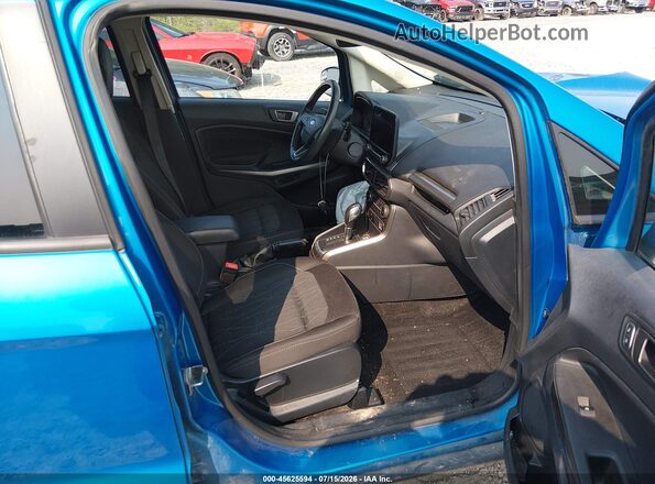 MAJ6S3GLXLC344210 2020 FORD ECOSPORT Blue Vista interior delantera