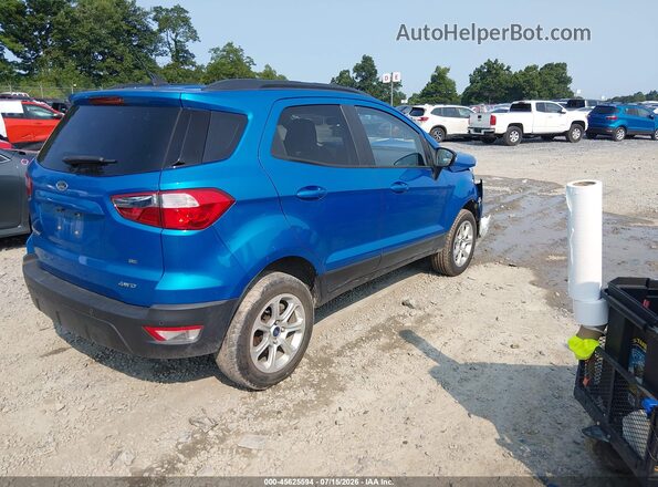 MAJ6S3GLXLC344210 2020 FORD ECOSPORT Blue Trasero derecho