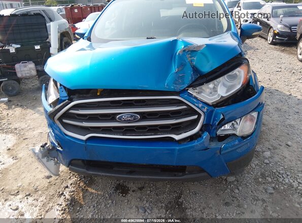 MAJ6S3GLXLC344210 2020 FORD ECOSPORT Blue Vista frontal