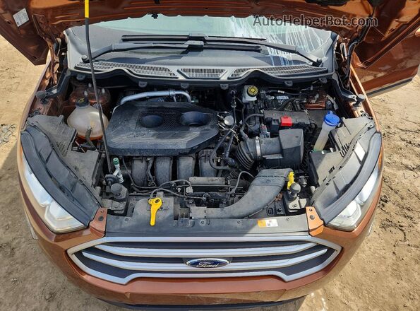 MAJ6S3GLXLC346779 2020 FORD ECOSPORT Orange ძრავის განყოფილების ხედი
