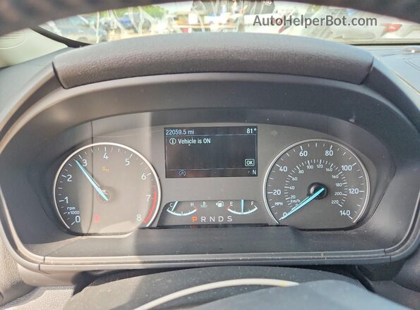 MAJ6S3GLXLC346779 2020 FORD ECOSPORT Orange ხელსაწყოთა პანელის ხედი