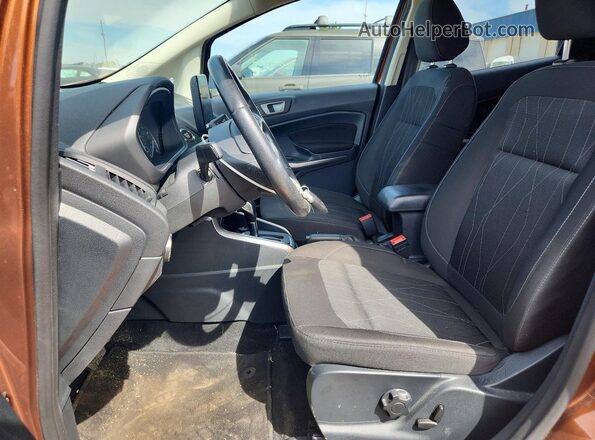 MAJ6S3GLXLC346779 2020 FORD ECOSPORT Orange წინა სალონის ხედი