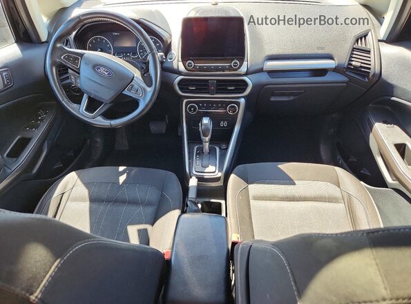 MAJ6S3GLXLC358995 2020 FORD ECOSPORT Black Вид панелі приладів