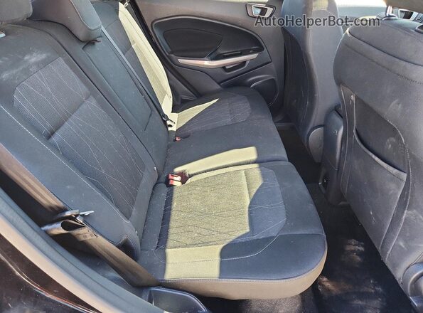 MAJ6S3GLXLC358995 2020 FORD ECOSPORT Black Вид задніх сидінь