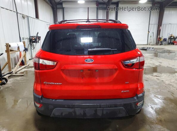 MAJ6S3GLXMC423216 2021 FORD ECOSPORT Red უკანა ხედი